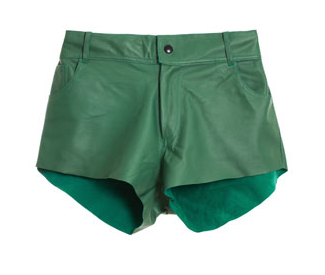 couro shorts andrea bogosian gallerist