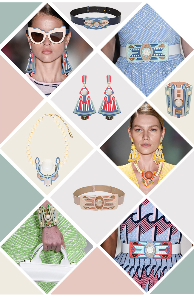 acessórios acrílico GIG Couture Verão 2016